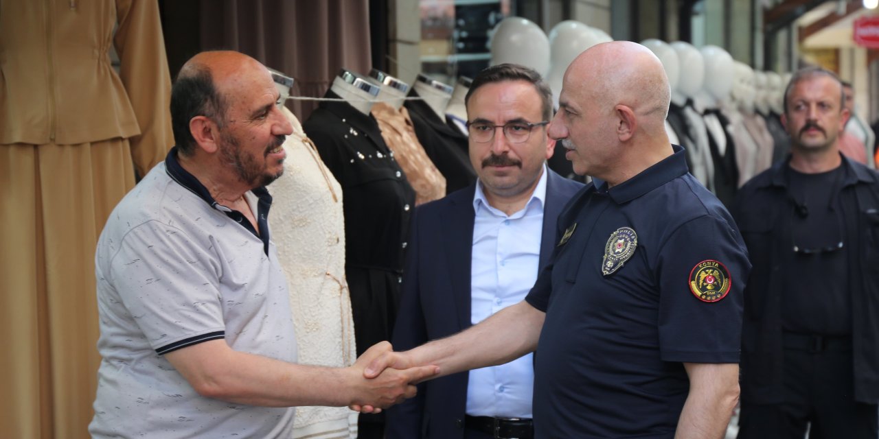 Müdür Yüksek ve Küçükavcılar'dan Konya'nın tarihi Bedesten Çarşısı’na ziyaret