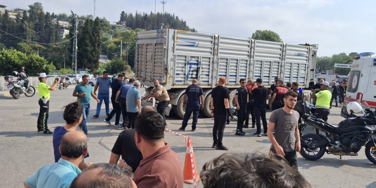 Tırın çarptığı yaya öldü