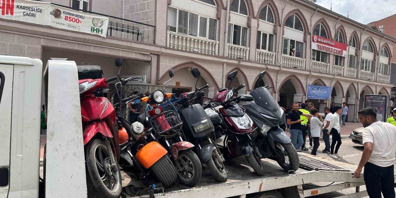 16 motosiklet sürücüsüne 191 bin 42 TL cezai işlem uygulandı