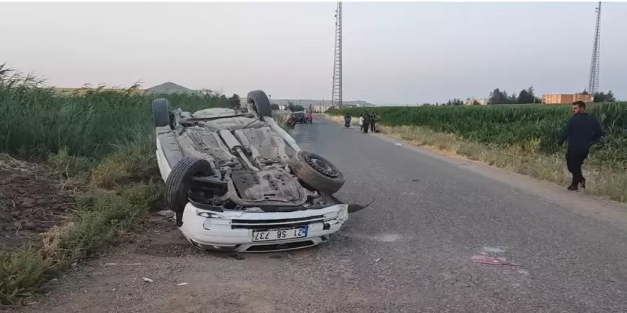 Çocukların bulunduğu otomobil takla attı! 1 ölü, 4 yaralı