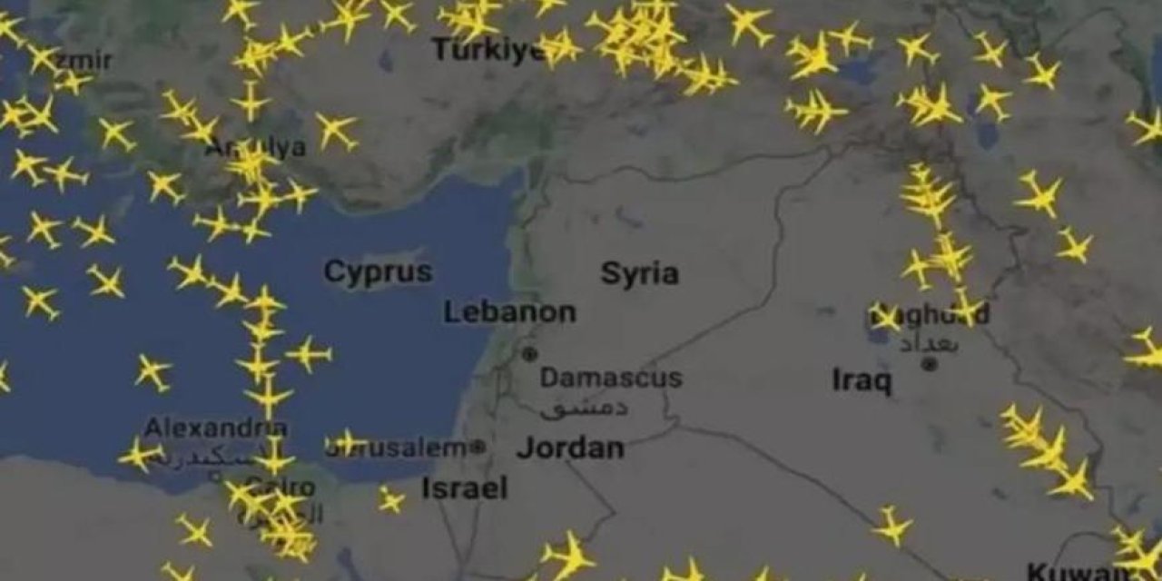Suriye hava sahası geçici olarak kapatıldı