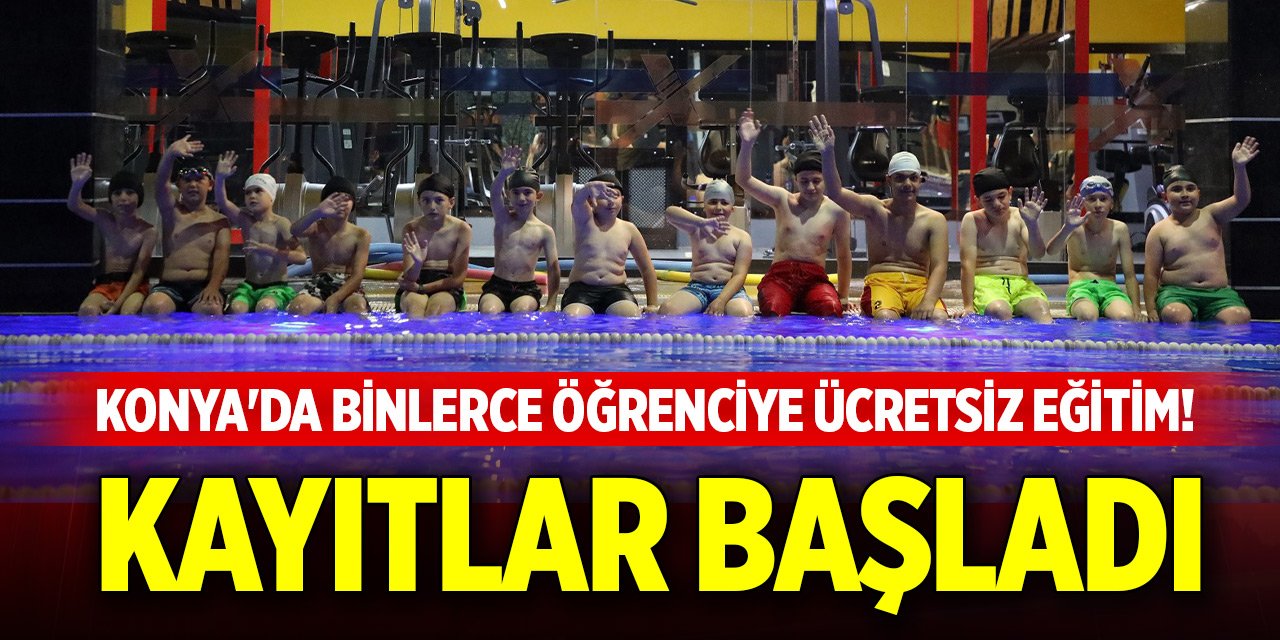 Konya'da binlerce öğrenciye ücretsiz eğitim! Kayıtlar başladı
