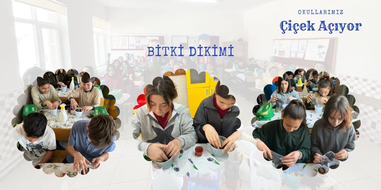 Konya’da okullar çiçek açtı