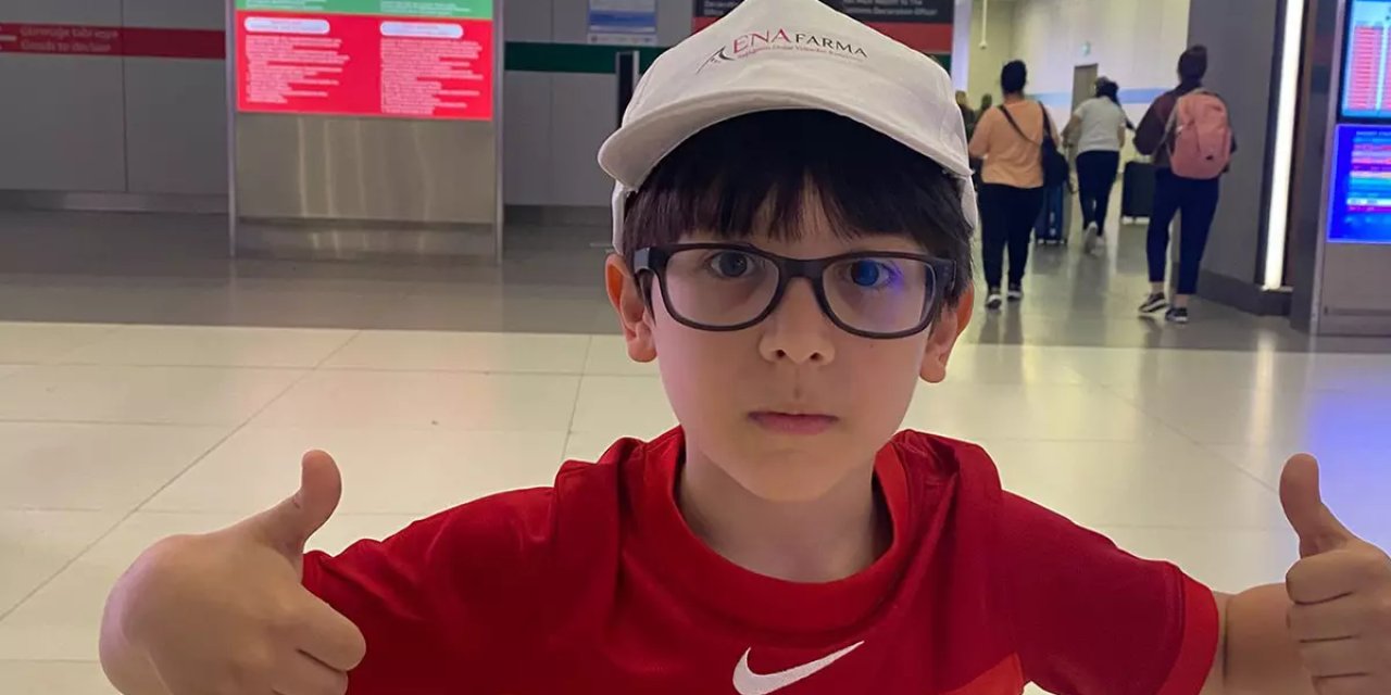 6 yaşındaki Tuna, matematikte dünya şampiyonu oldu