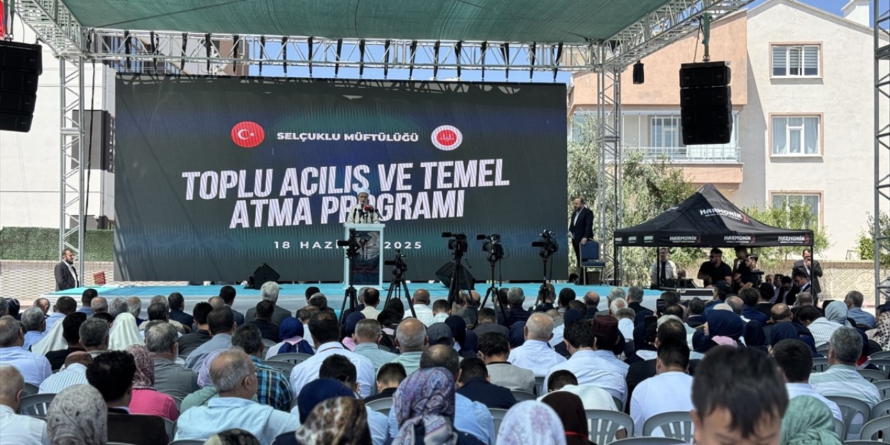 Konya'da gençlik merkezi ve Kur'an kursu açıldı