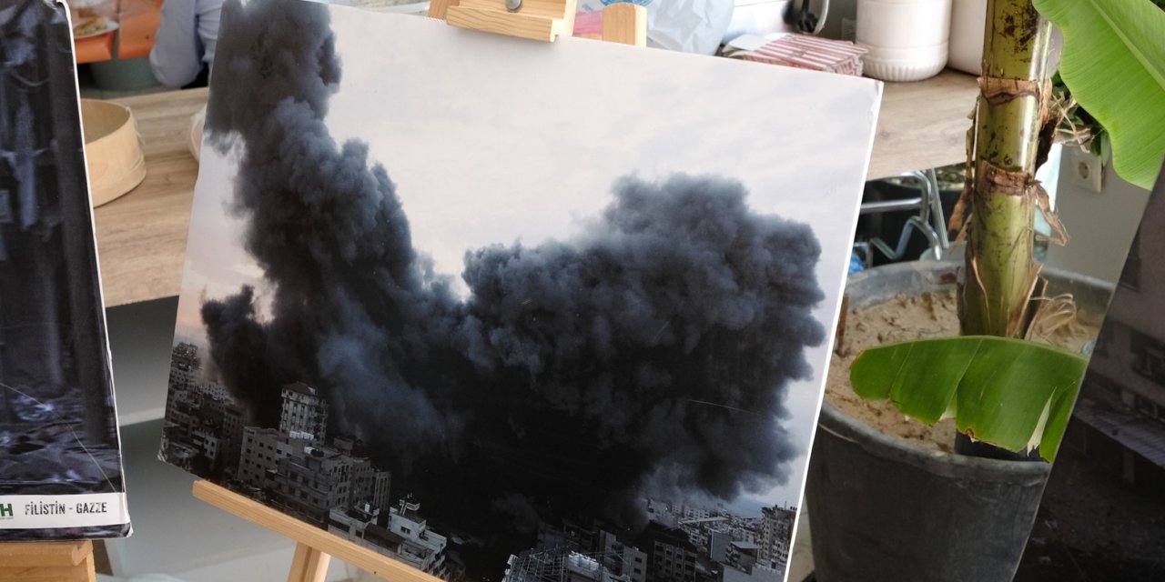 Karapınar'da Gazze için kermes düzenlendi