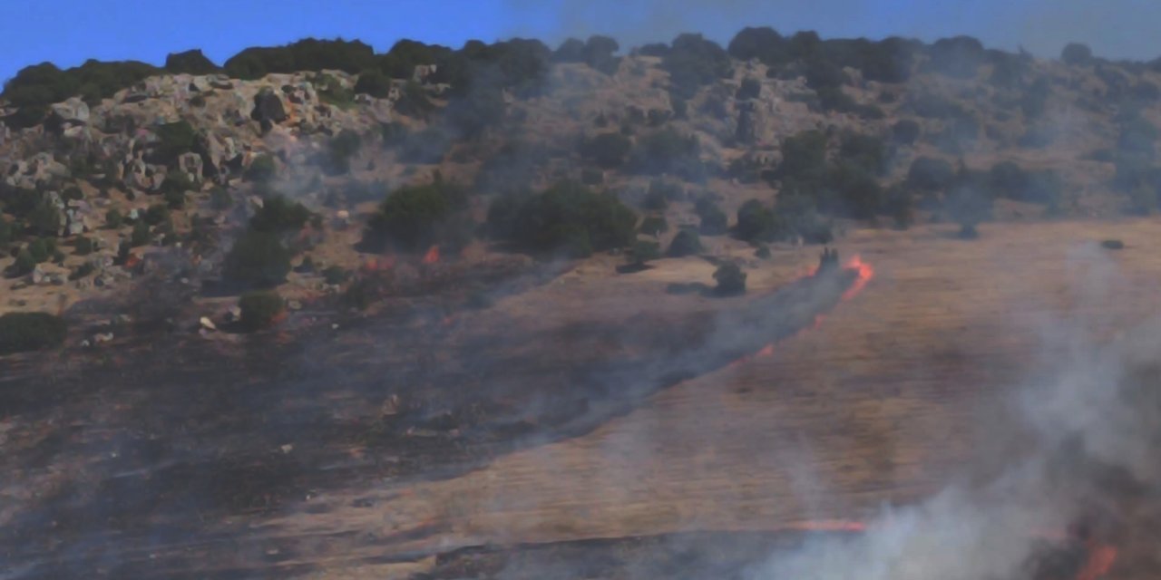 Gaziantep'te maki, Mardin'de örtü yangını