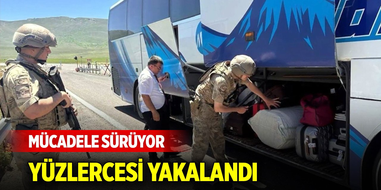 Düzensiz göçle mücadele sürüyor... Yüzlerce düzensiz göçmen yakalandı