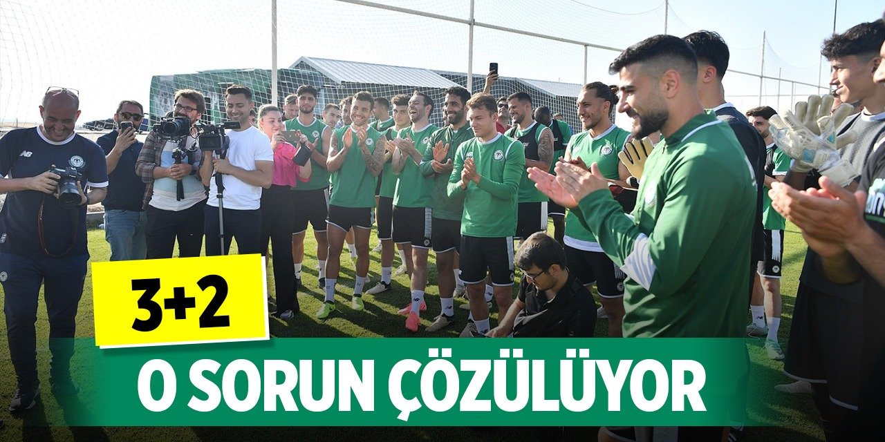 Konyaspor'un transfer şifresi 3+2!