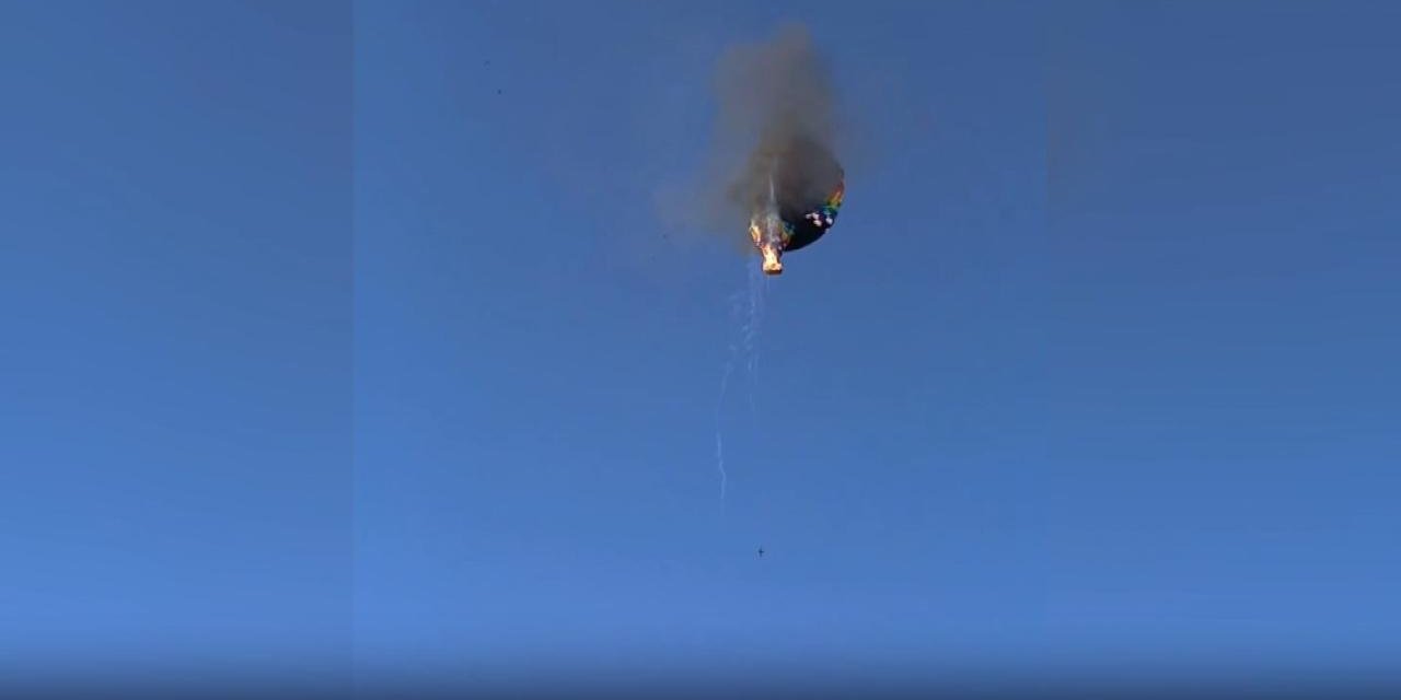 Sıcak hava balonu düştü: 8 ölü, 13 yaralı