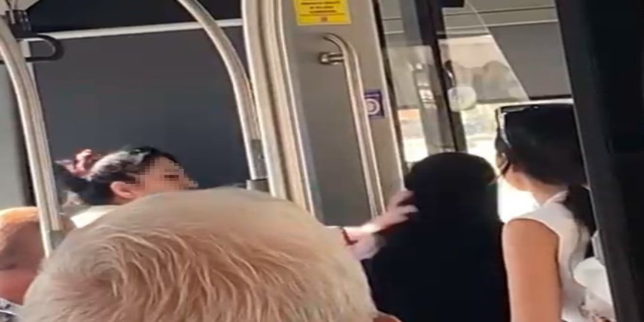 Otobüste tesettürlü kadına hakaret