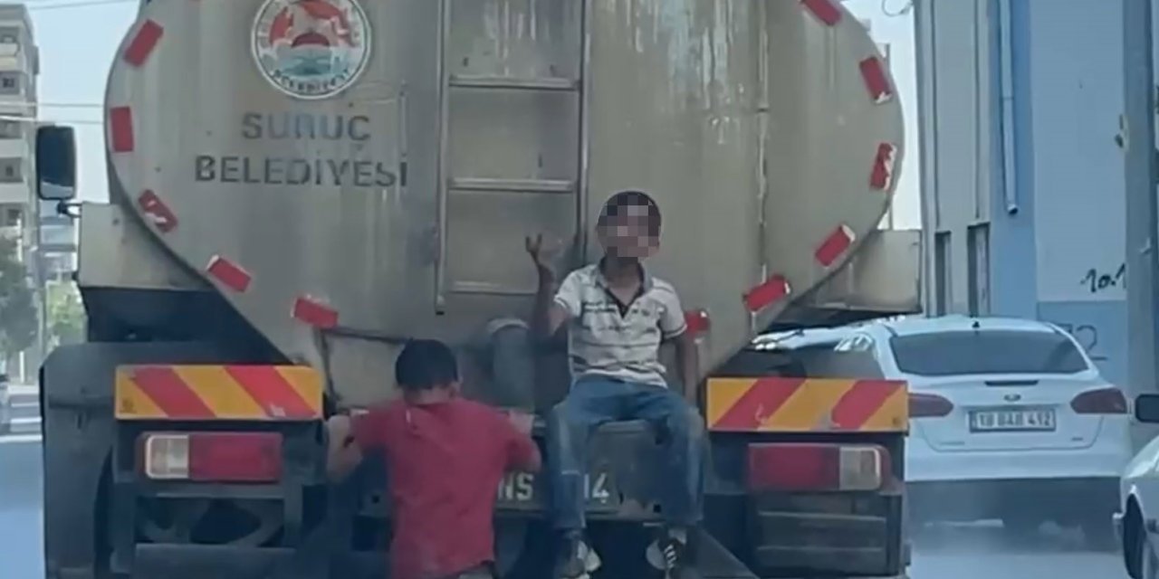 Çocukların oyunu yürekleri ağızlara getirdi