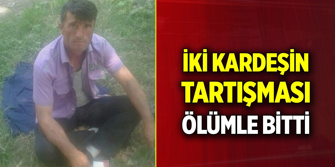 Kardeşlerin kavgası ölümle bitti