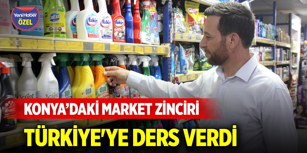 Konya’daki market zinciri Türkiye'ye ders verdi