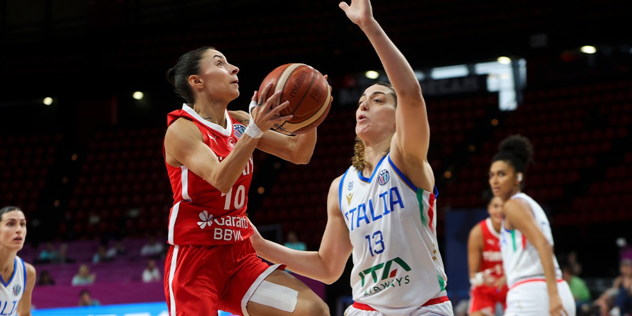 A Milli Kadın Basketbol Takımı, çeyrek finalde İtalya’ya kaybetti
