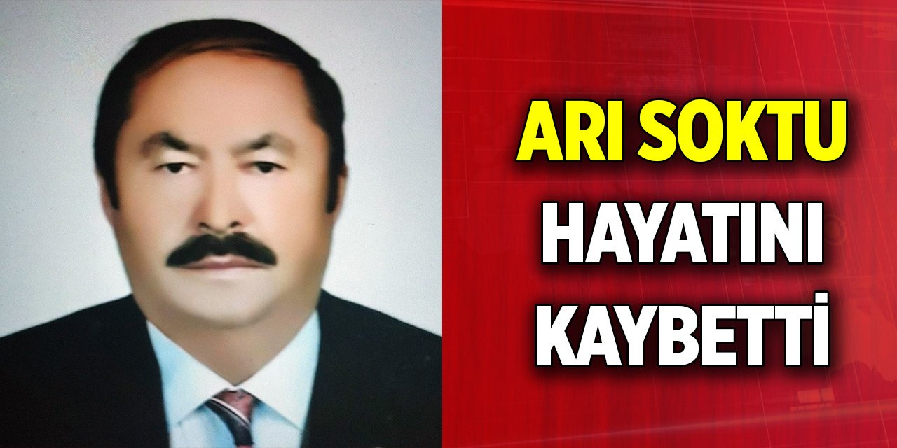Eski muhtar arı sokması sonucu hayatını kaybetti