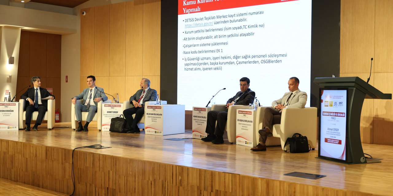 Konya'da kamu çalışanları için Kamuda İş Sağlığı ve Güvenliği Paneli düzenlendi