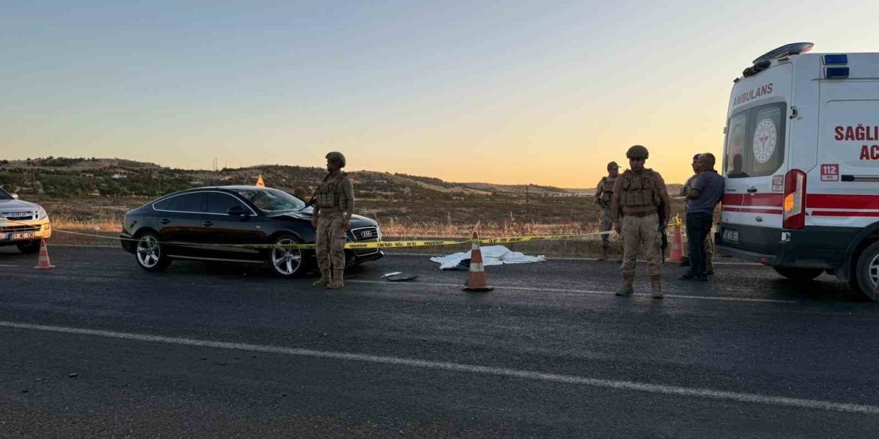 Yolun karşısına geçemeye çalışan çifte otomobil çarptı: 1 ölü, 1 yaralı