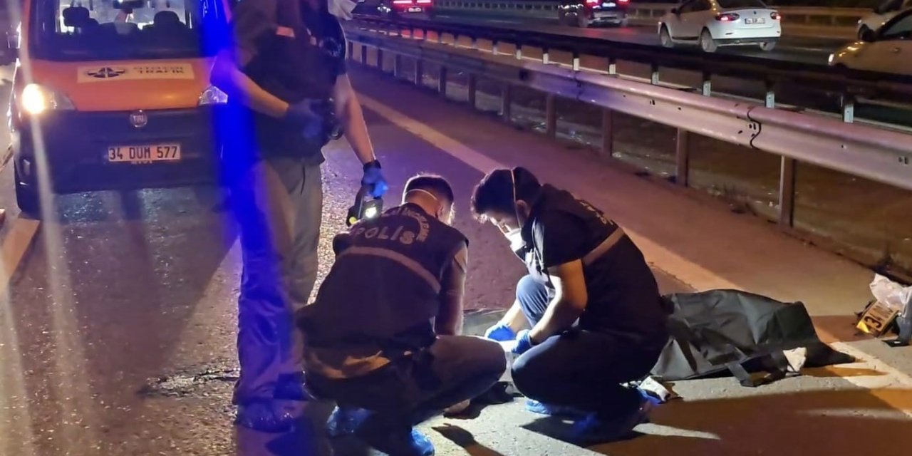 TEM Otoyolunda otomobilin çarptığı yaya hayatını kaybetti