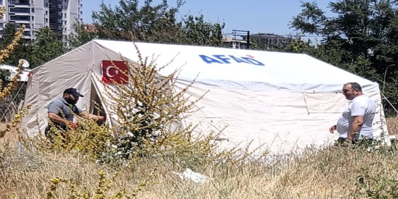 Kadın çadırda ölü bulundu