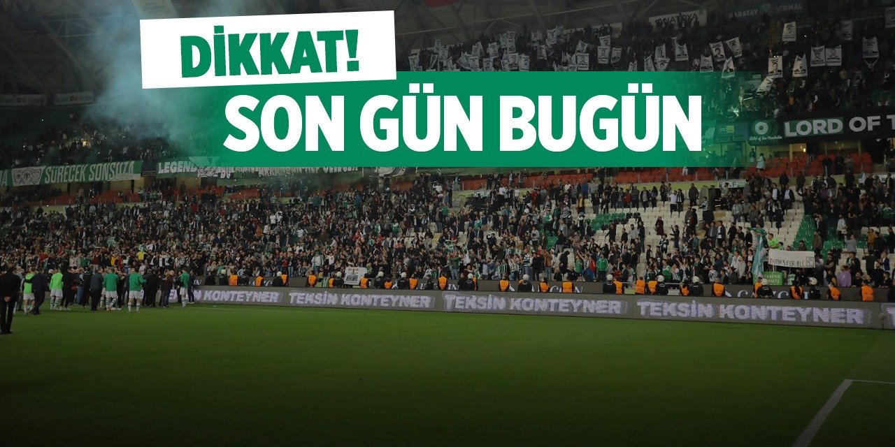 Konyaspor taraftarını etkileyecek haber!