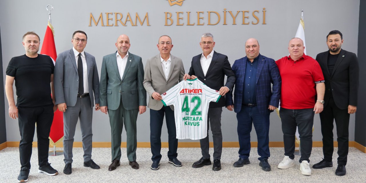Konyaspor'dan Başkan Kavuş'a ziyaret!