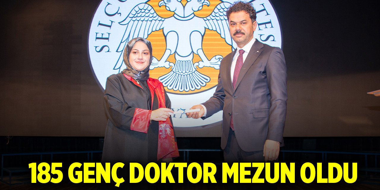 Selçuk Tıp’tan 185 genç doktor mezun oldu