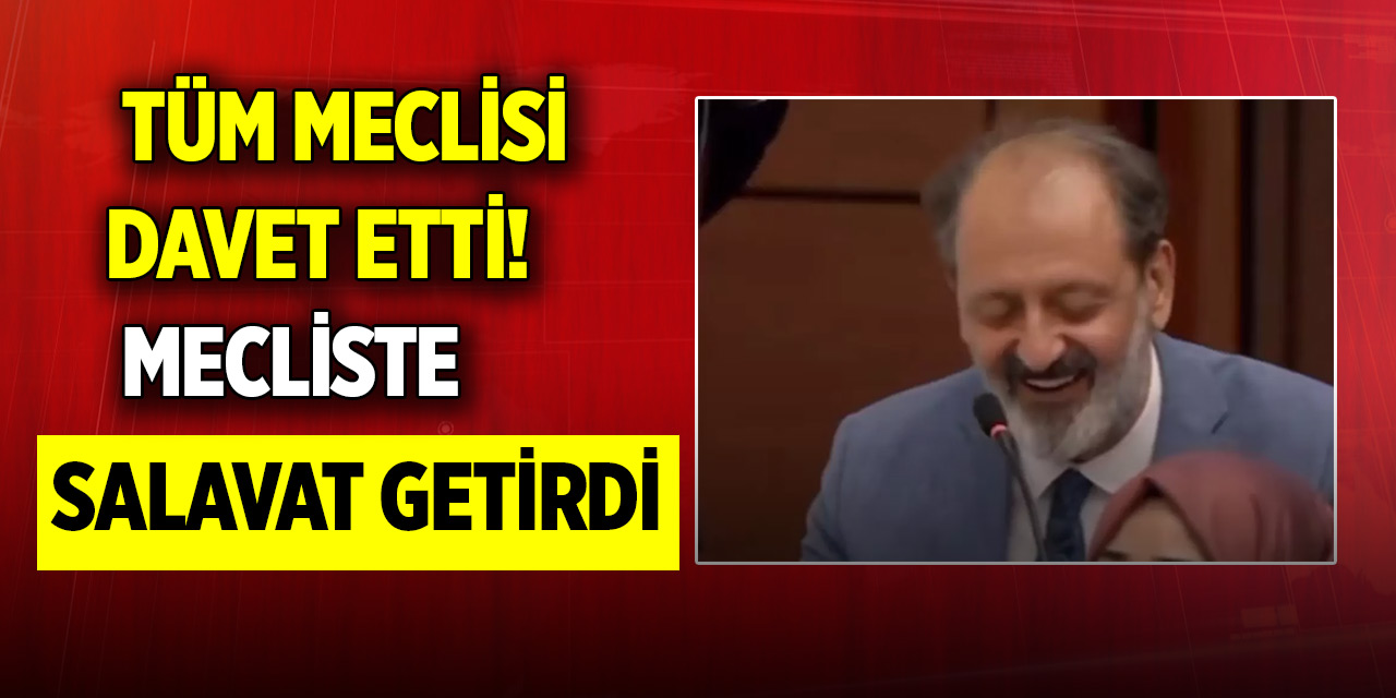 TBMM’de dikkat çeken protesto: Tüm meclisi davet etti! Mecliste salavat getirdi...