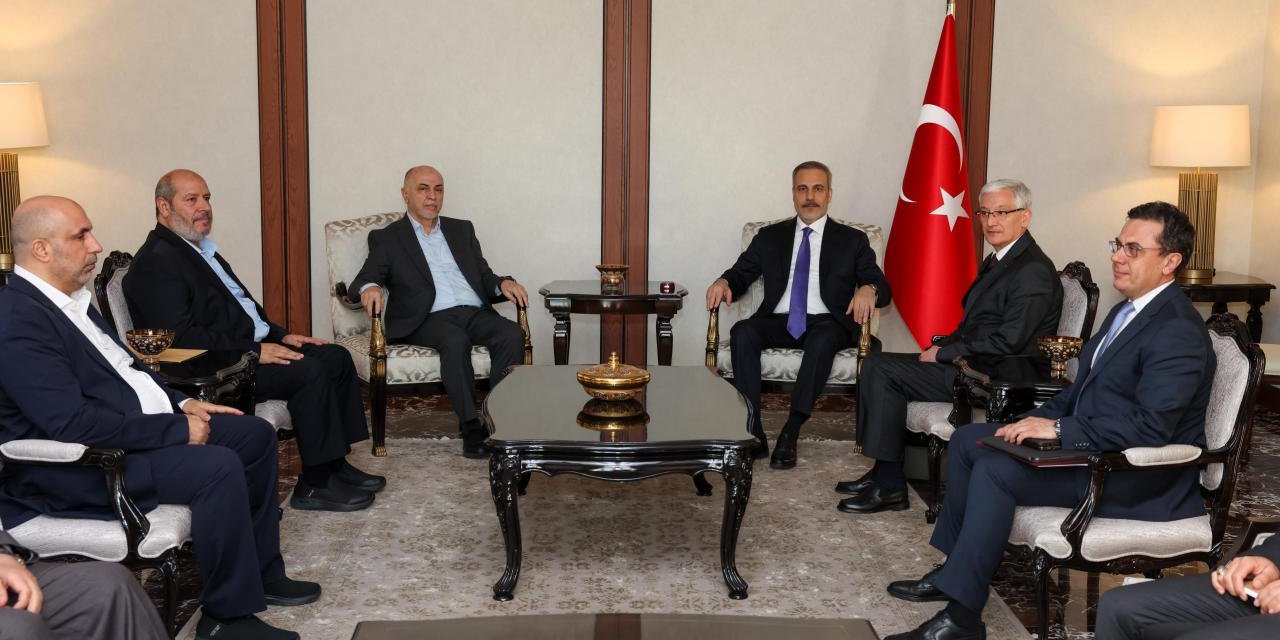Ankara'da kritik görüşme: Bakan Fidan Hamas heyetini ağırladı!