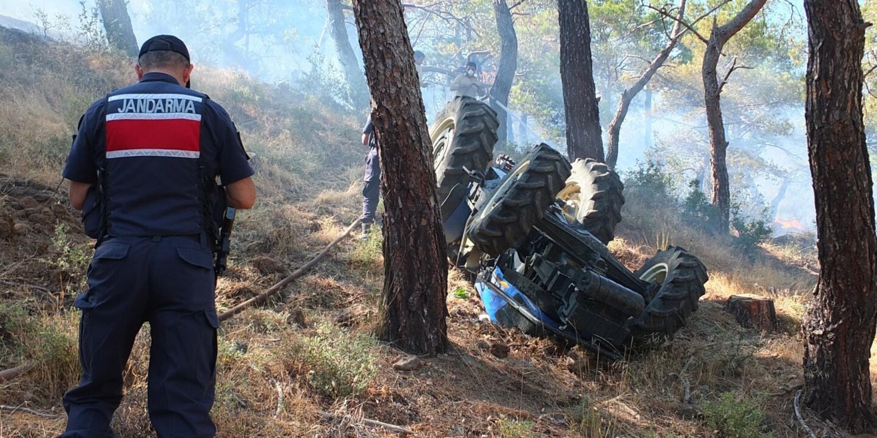 Balıkesir Burhaniye'de çıkan orman yangını 8 saatte kontrol altına alındı
