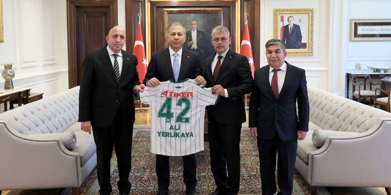 Konyaspor'dan Bakan Ali Yerlikaya ile kritik görüşme