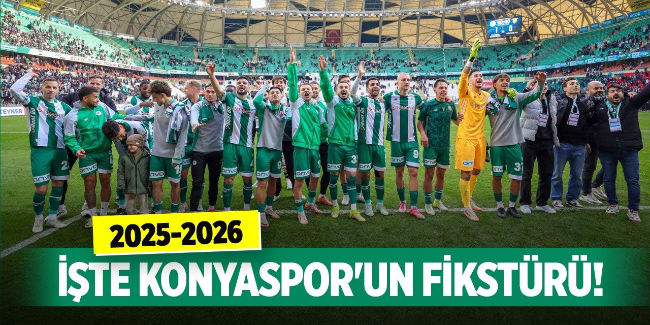 Konyaspor'un lig fikstürü belli oldu