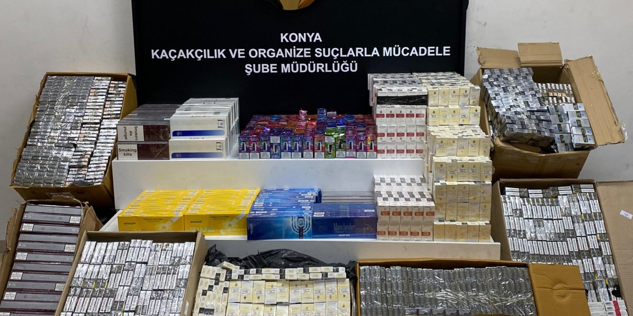 Konya’da iki ayrı operasyon... Kaçakçılara geçit yok!