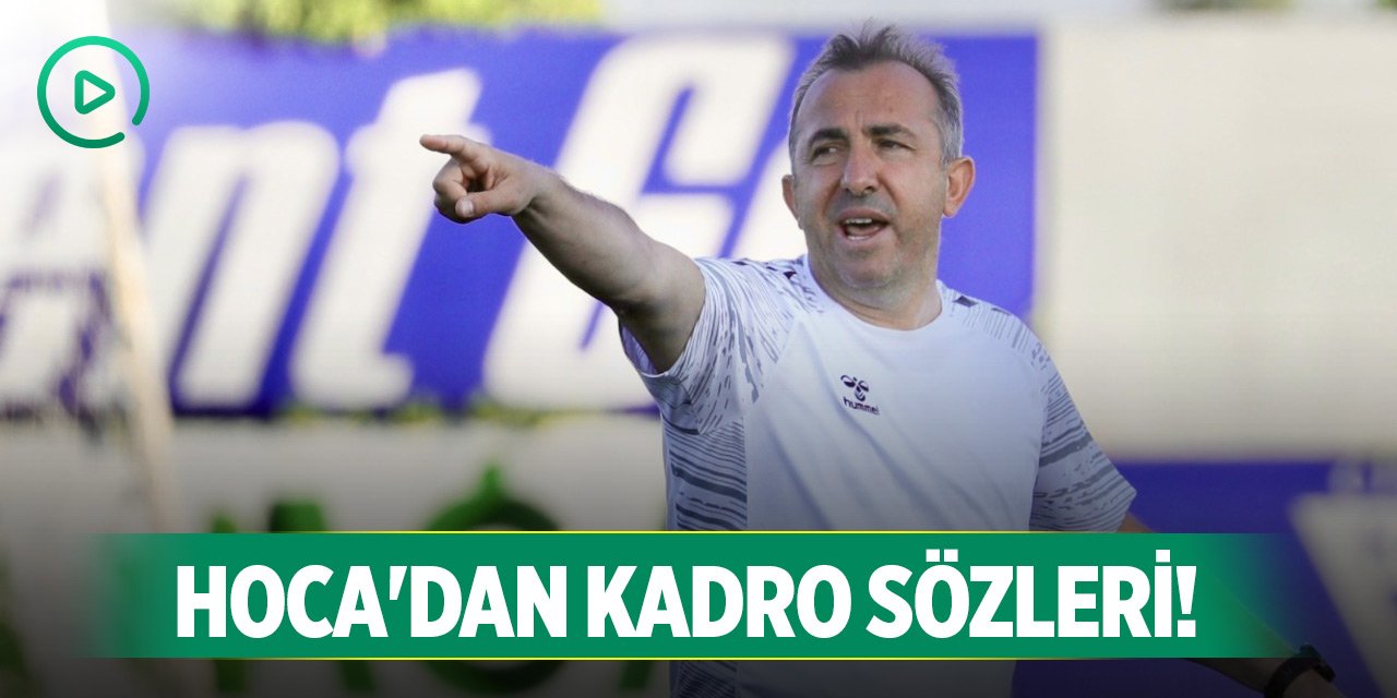 Konyaspor'da Recep Uçar'dan kamp sözleri!