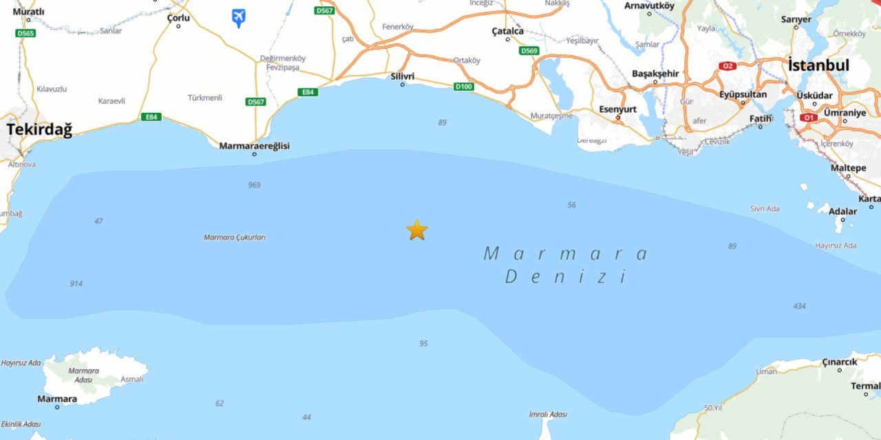Son Dakika! İstanbul ve çevresinde hissedilen bir deprem oldu
