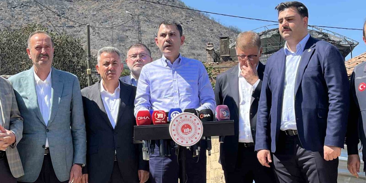 Bakan Murat Kurum: "Yaraları birlikte saracağız"