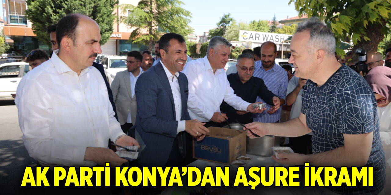 AK Parti Konya’dan aşure ikramı