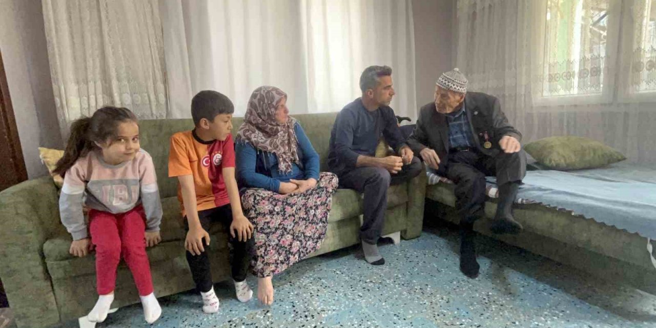 Kore gazisi torununun, torununu gördü