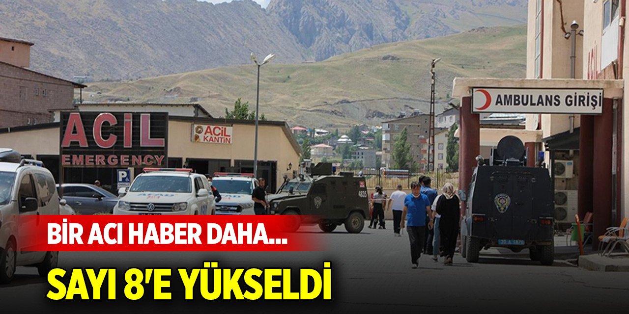 Pençe-Kilit bölgesinden bir acı haber daha... Şehit sayısı 8'e yükseldi