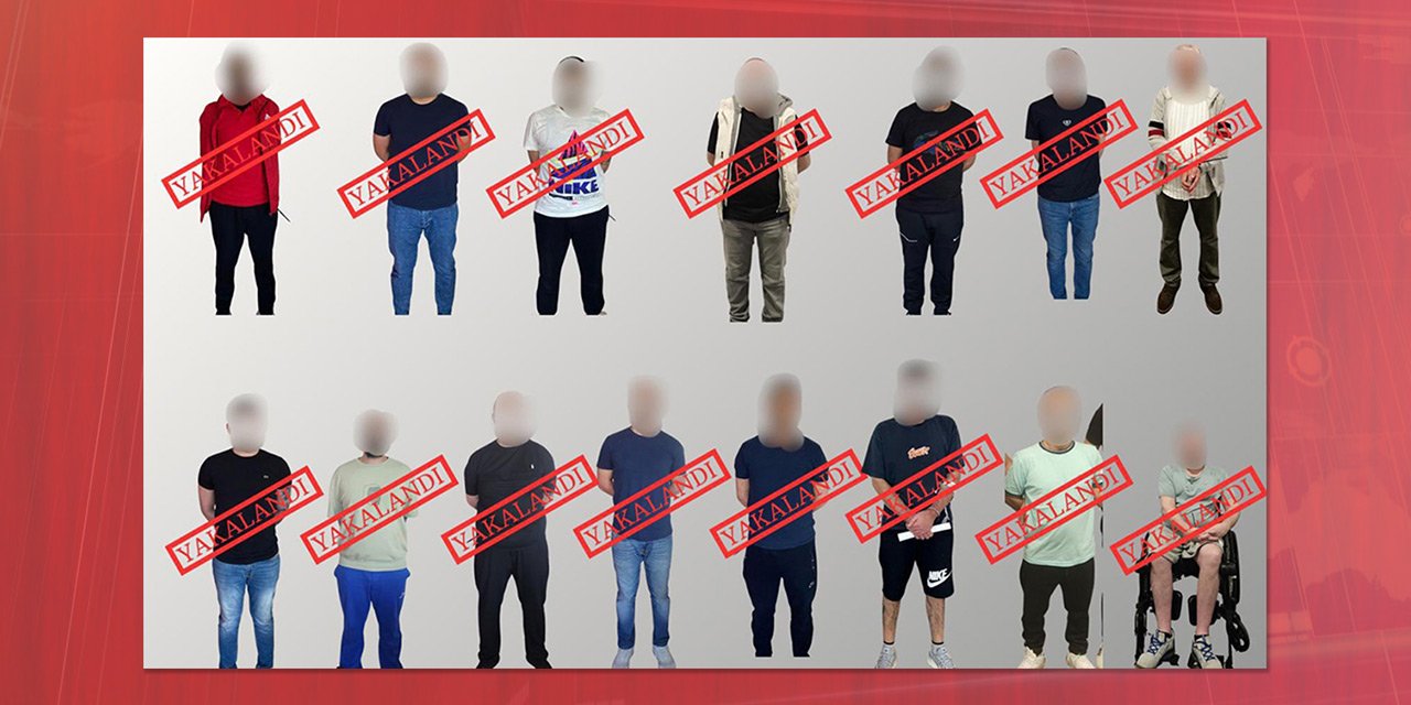 Kırmızı bültenle aranan 13, ulusal seviyede aranan 2 kişi yakalanarak Türkiye'ye getirildi