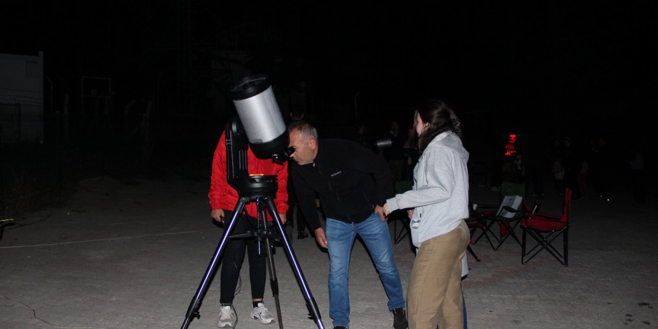 Konya Bilim Merkezi astrofest iki ilçede gökyüzü meraklılarını buluşturdu