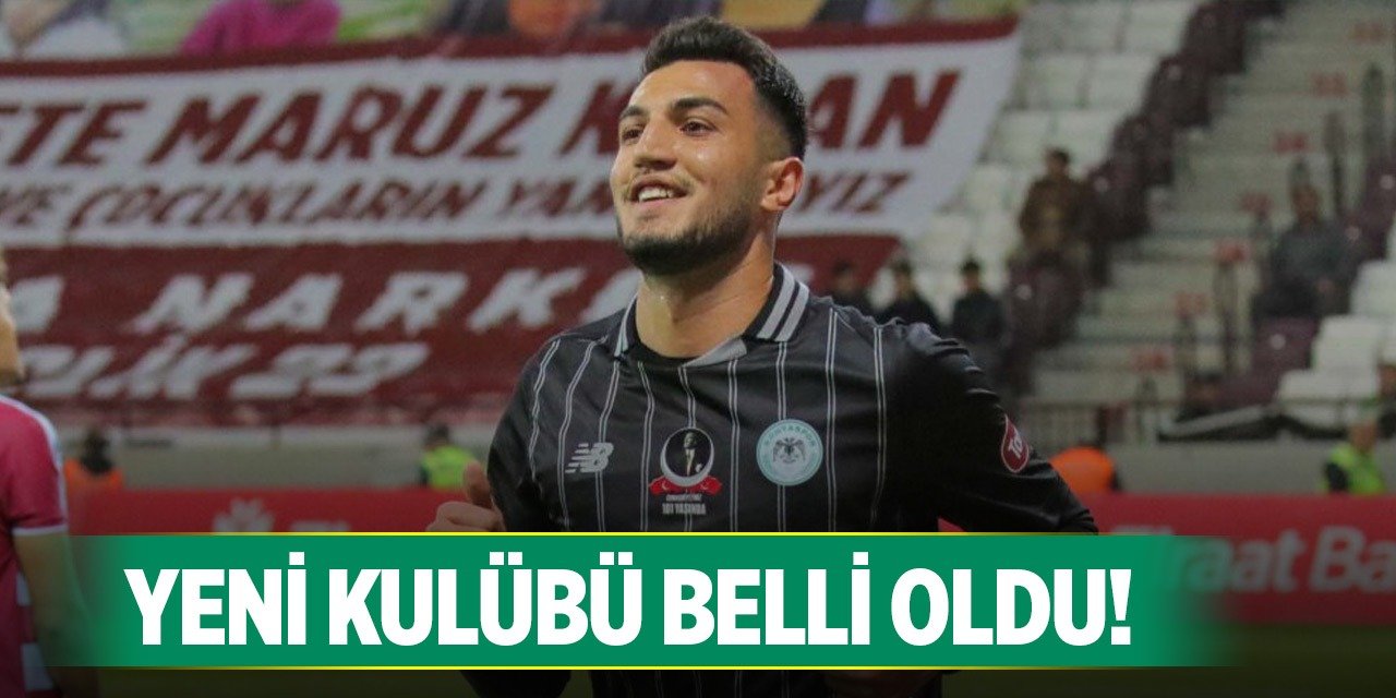 Konyasporlu Adem Eren'in yeni adresi belli oldu!