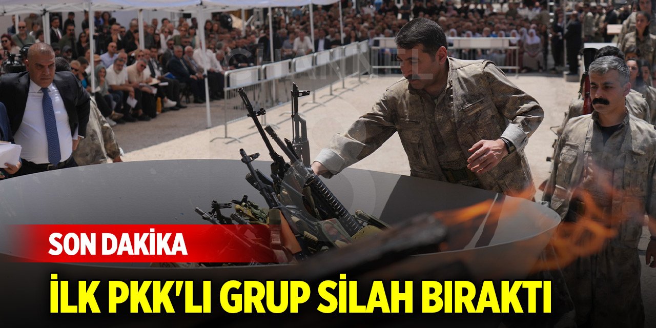 Son Dakika! İlk PKK'lı grup silah bıraktı