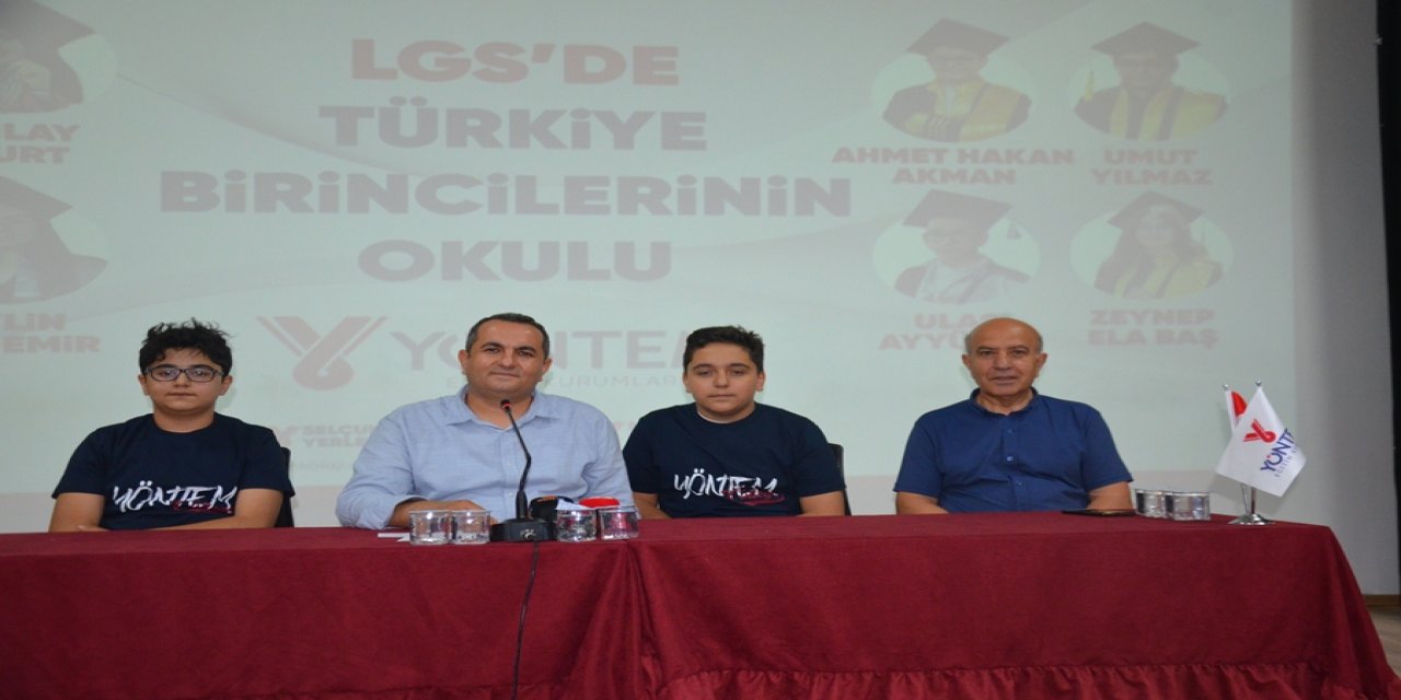 Yöntem’de, LGS’ de iki Türkiye birincisi