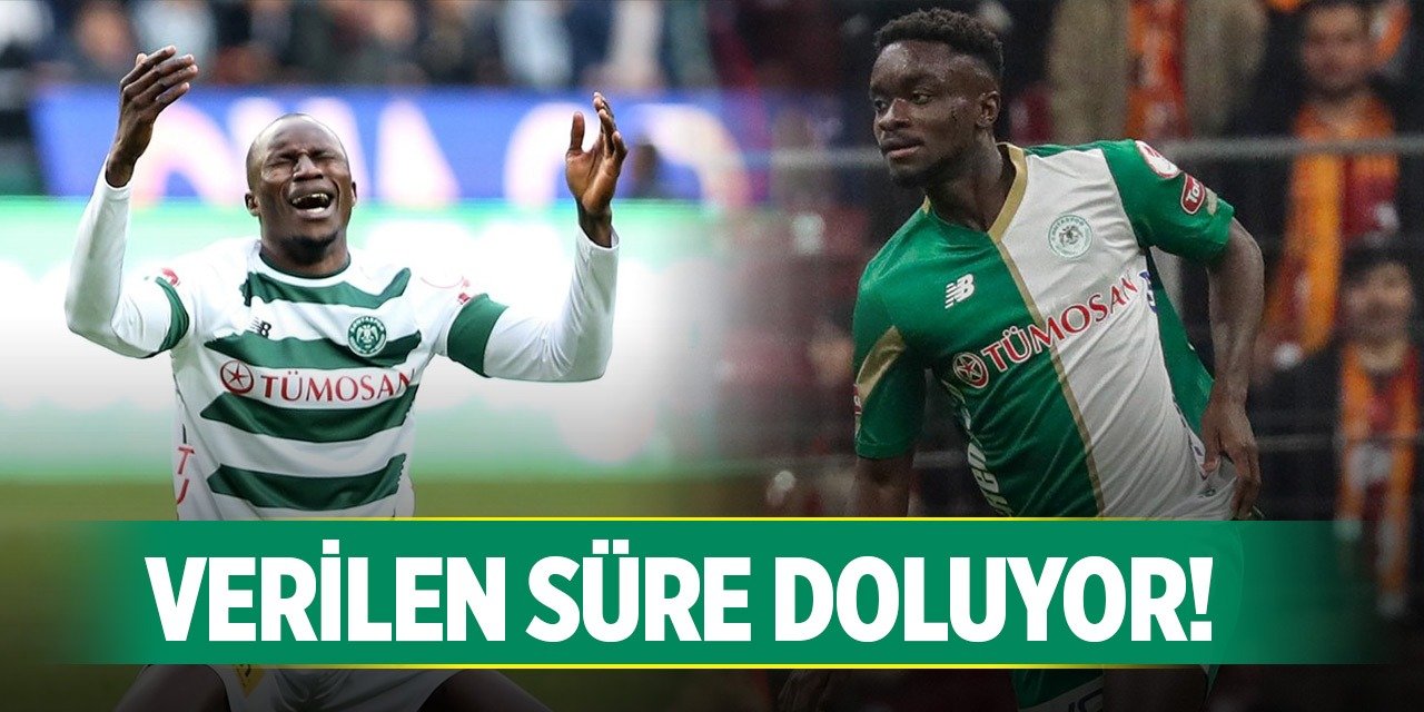 Konyaspor'da iki oyuncuda için kritik viraj!