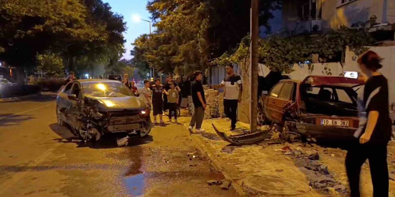 Konya merkezde gece yarısı kaza! Bisikletli çocuğa çarpmamak için...