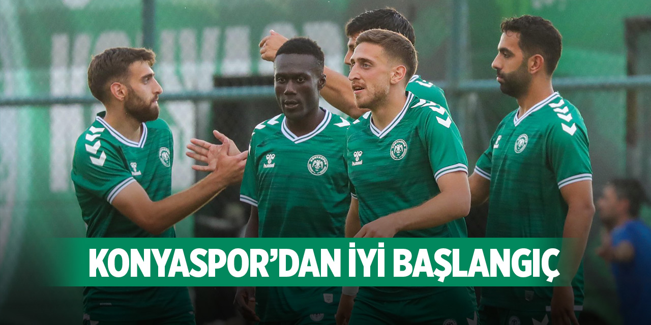 Konyaspor ilk maçını kazandı!