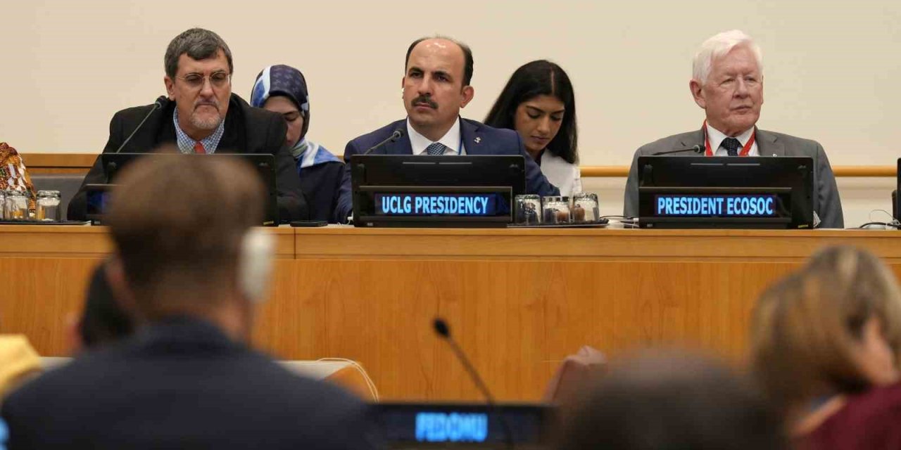 Konya Büyükşehir Belediye Başkanı Altay’dan BM’de Gazze çağrısı