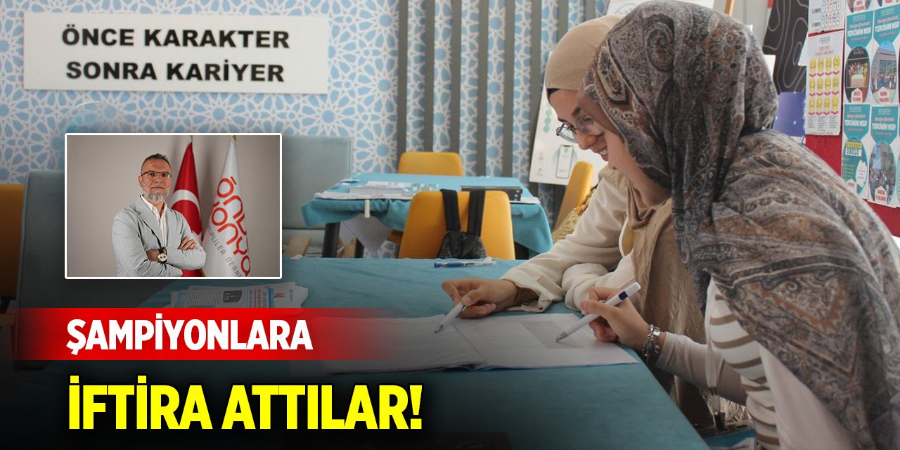 Şampiyonlara iftira attılar!