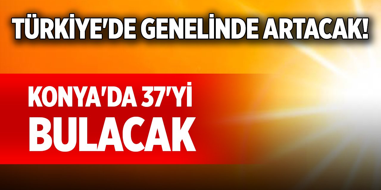 Türkiye'de genelinde artacak! Konya'da 37'yi bulacak